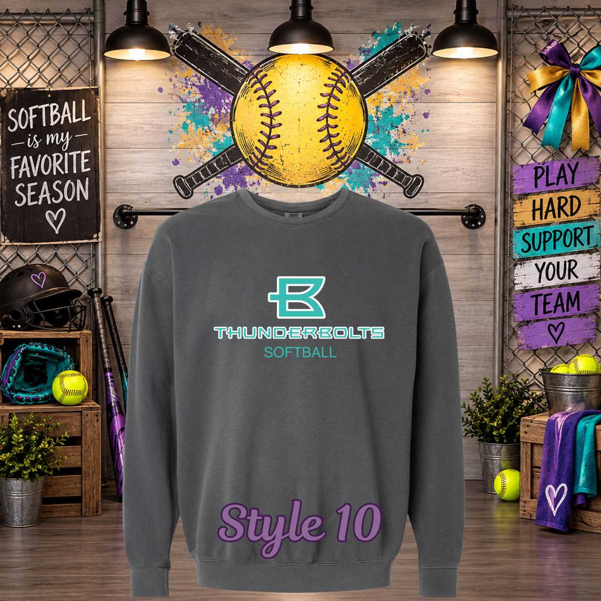 Comfort Color Crew Neck Sweatshirt