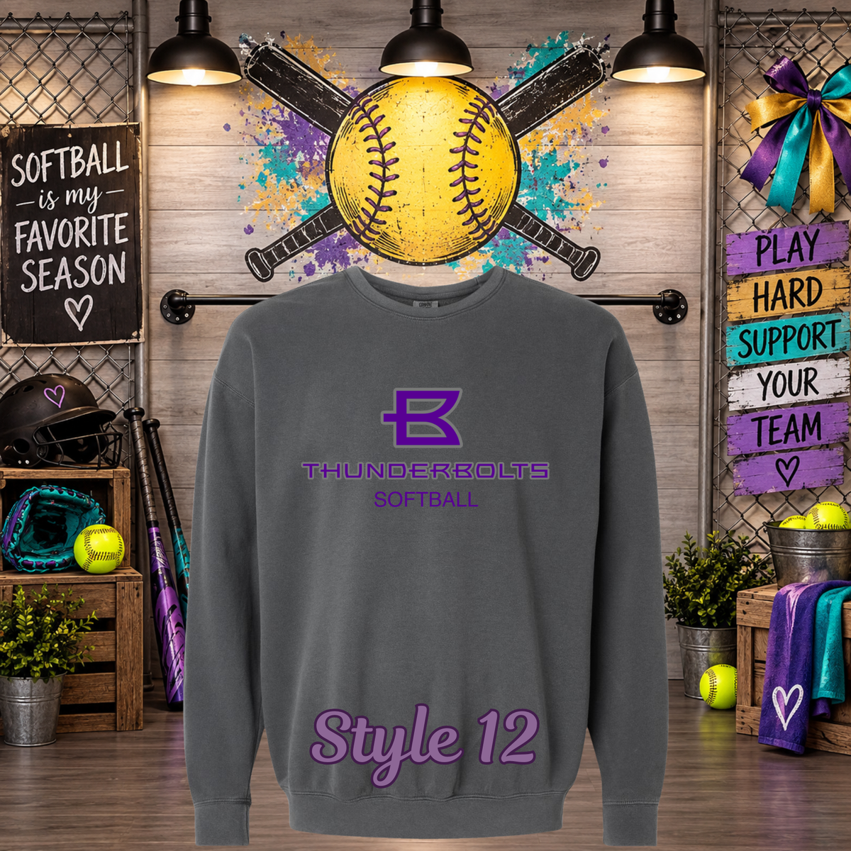 Comfort Color Crew Neck Sweatshirt