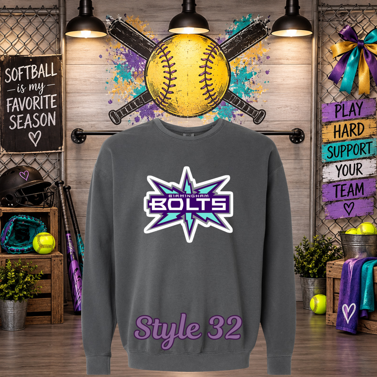 Comfort Color Crew Neck Sweatshirt