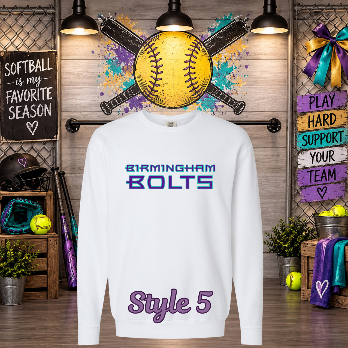 Comfort Color Crew Neck Sweatshirt