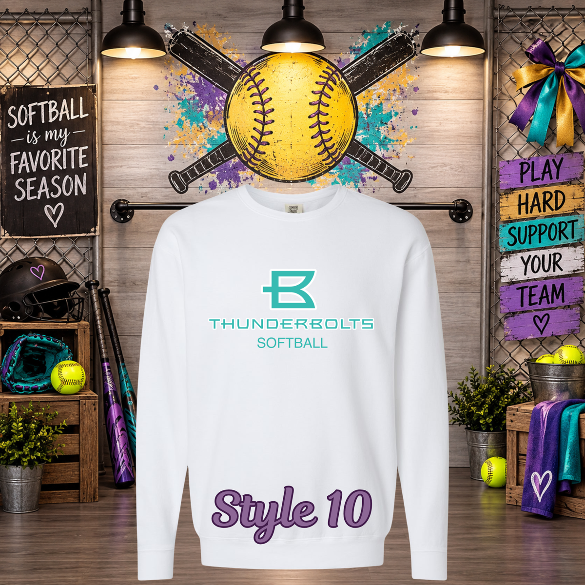 Comfort Color Crew Neck Sweatshirt