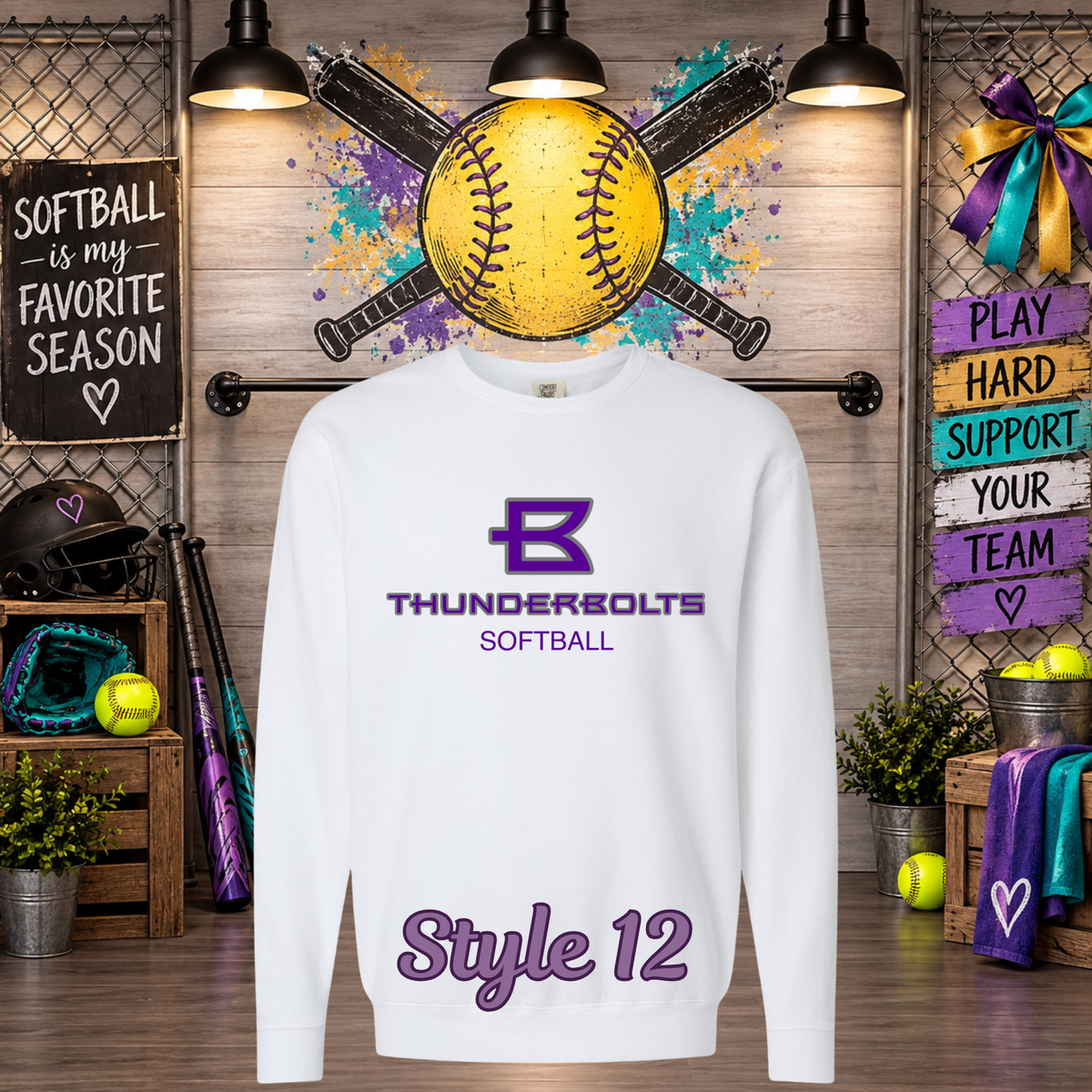 Comfort Color Crew Neck Sweatshirt