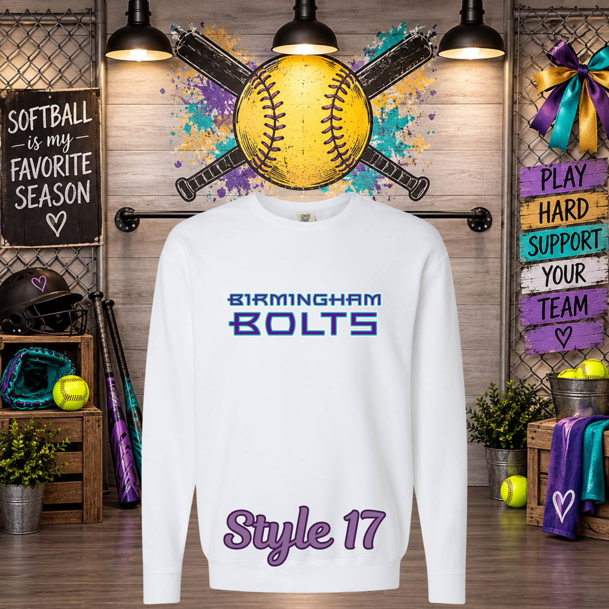 Comfort Color Crew Neck Sweatshirt