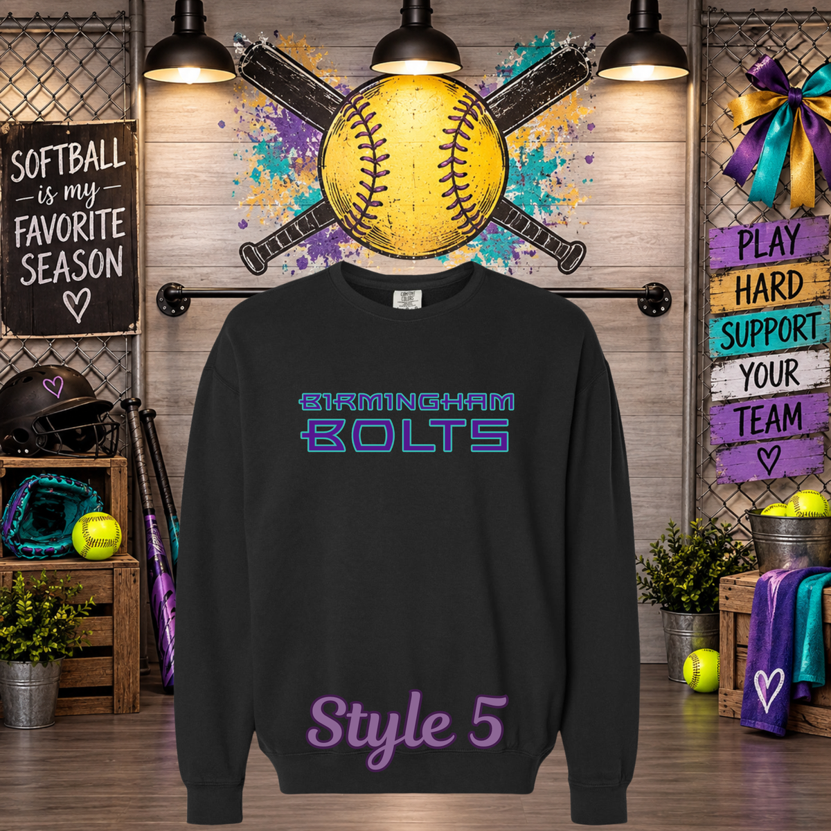 Comfort Color Crew Neck Sweatshirt
