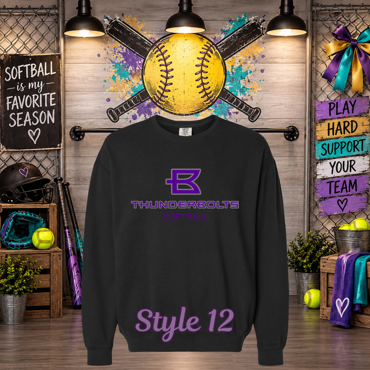 Comfort Color Crew Neck Sweatshirt