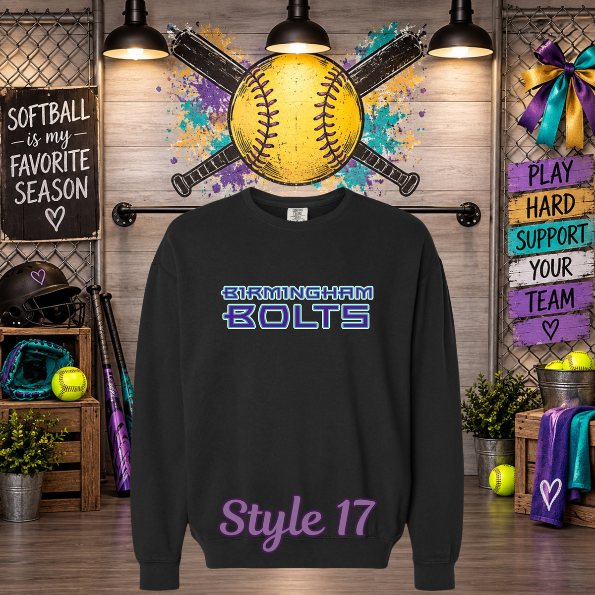 Comfort Color Crew Neck Sweatshirt