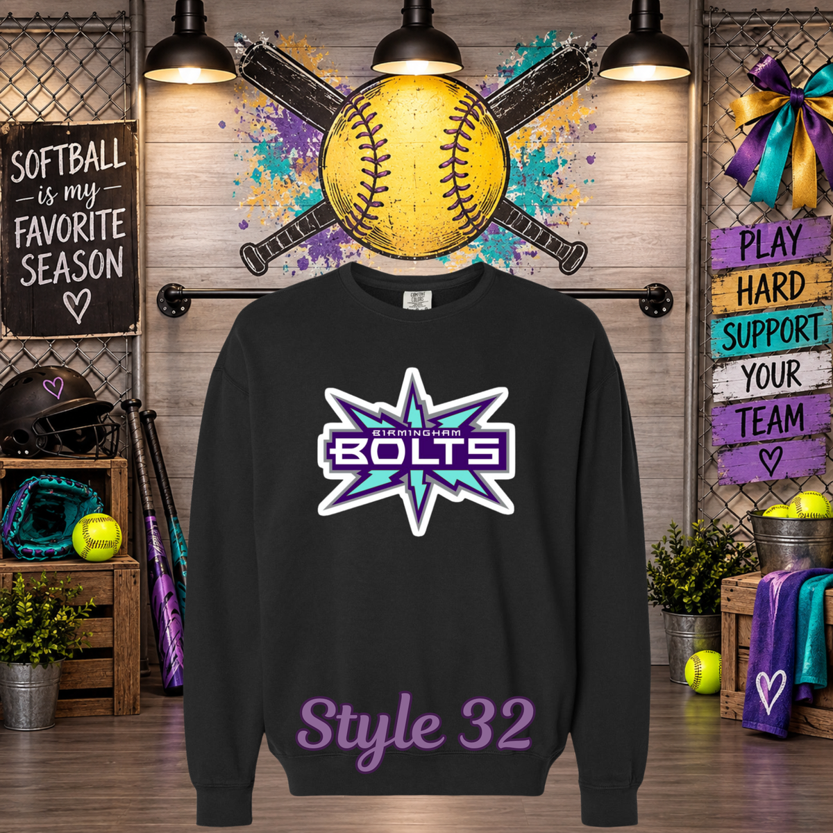 Comfort Color Crew Neck Sweatshirt
