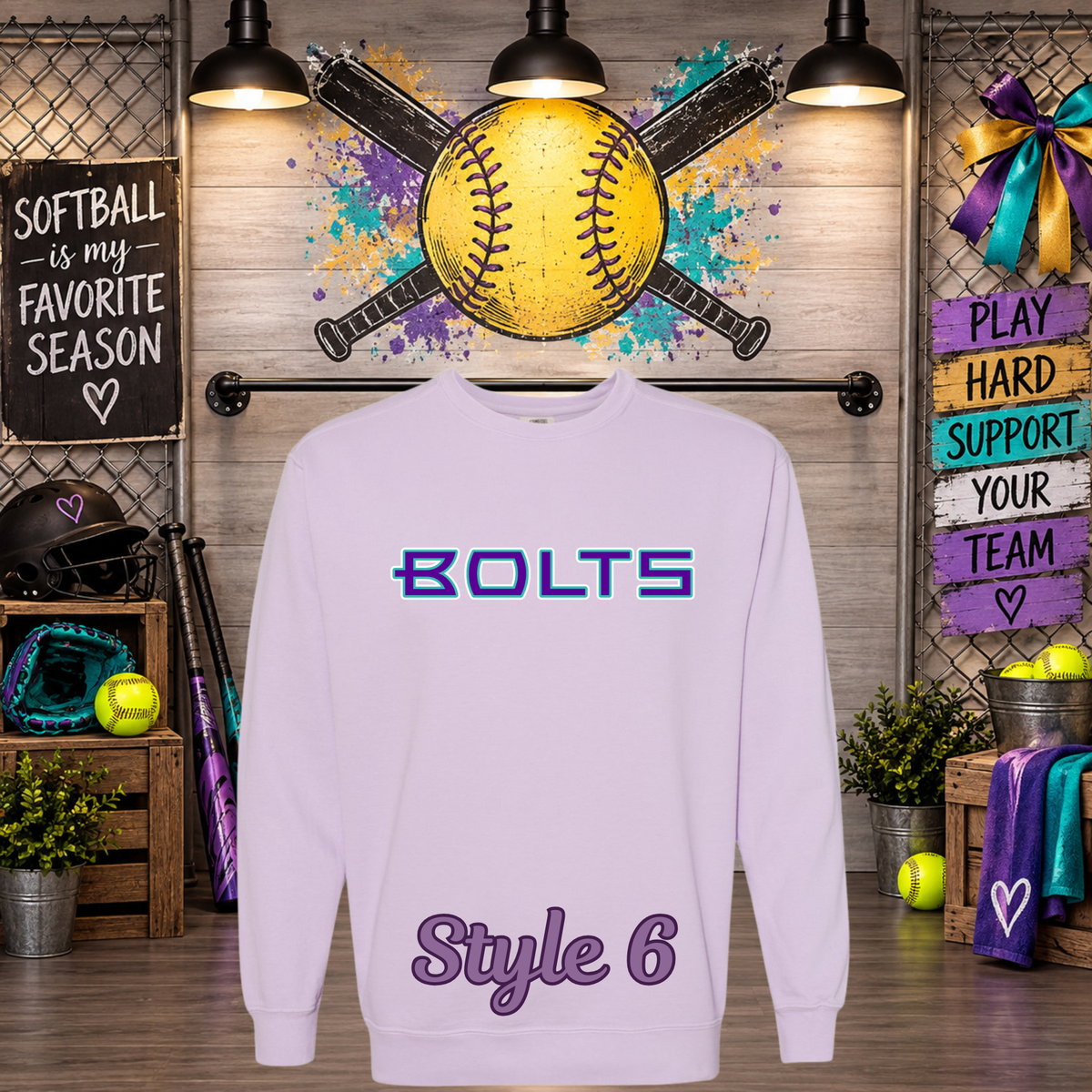 Comfort Color Crew Neck Sweatshirt