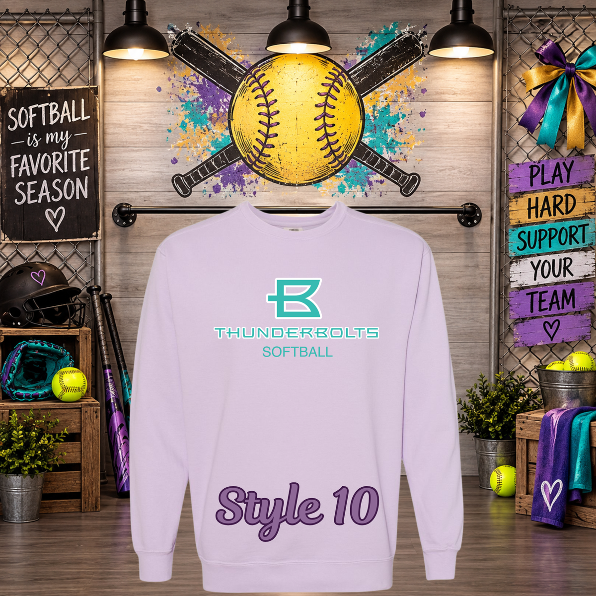 Comfort Color Crew Neck Sweatshirt