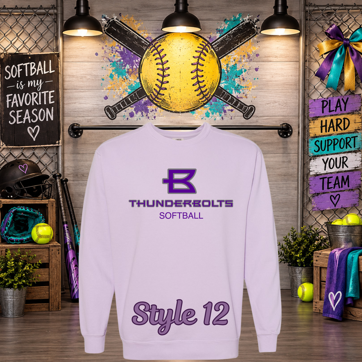 Comfort Color Crew Neck Sweatshirt