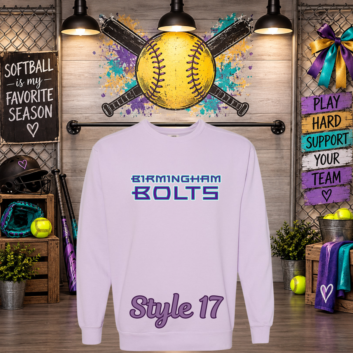 Comfort Color Crew Neck Sweatshirt