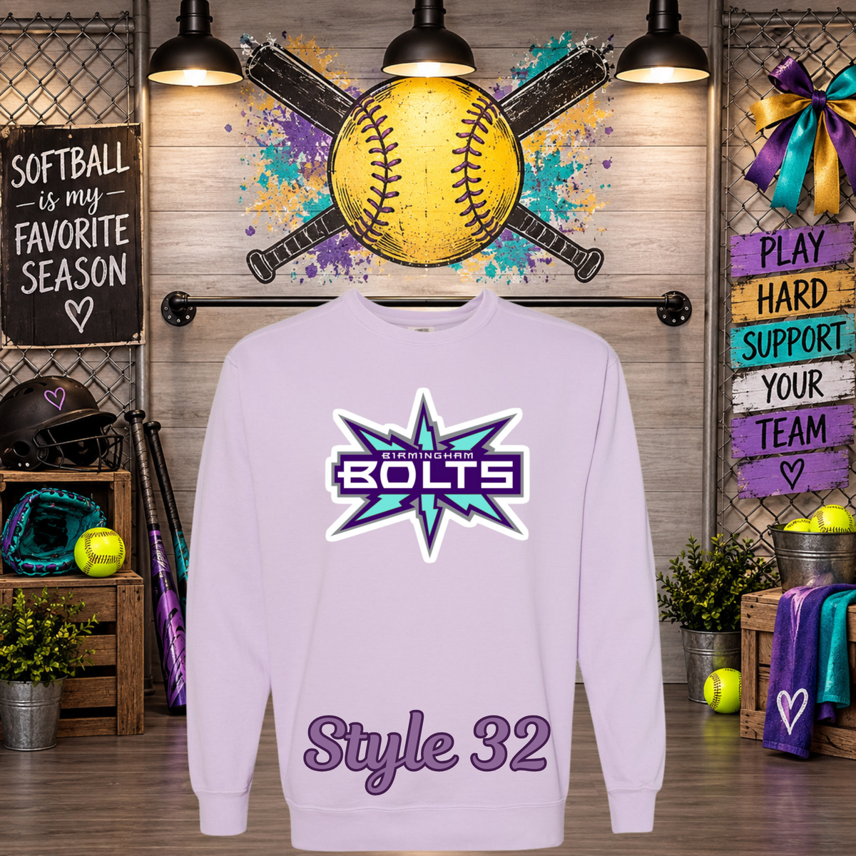 Comfort Color Crew Neck Sweatshirt