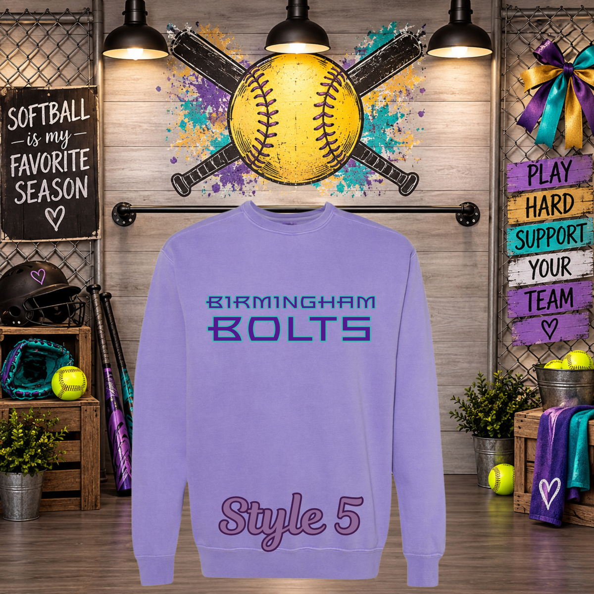 Comfort Color Crew Neck Sweatshirt