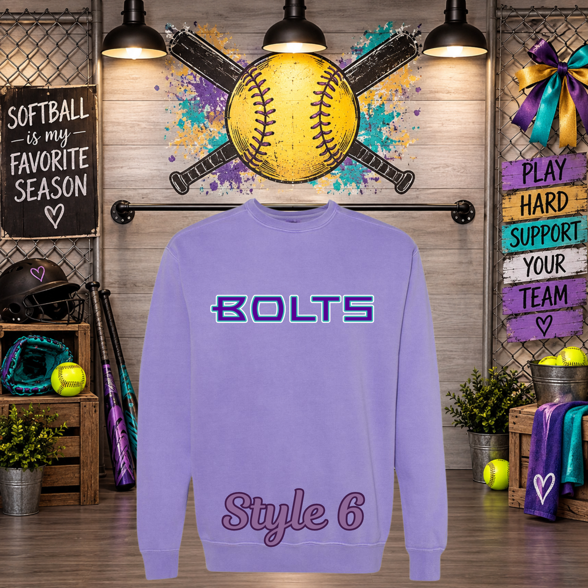Comfort Color Crew Neck Sweatshirt