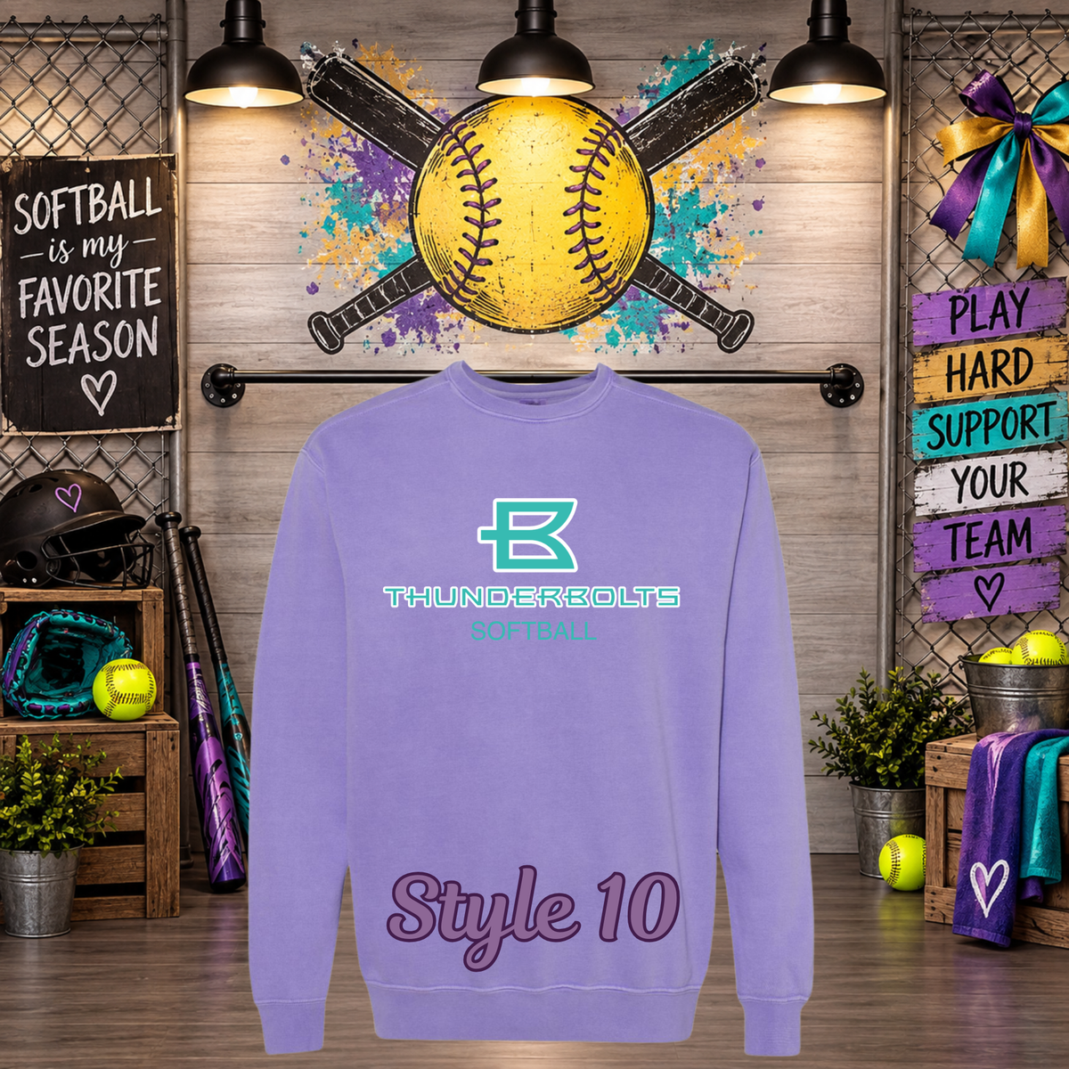 Comfort Color Crew Neck Sweatshirt