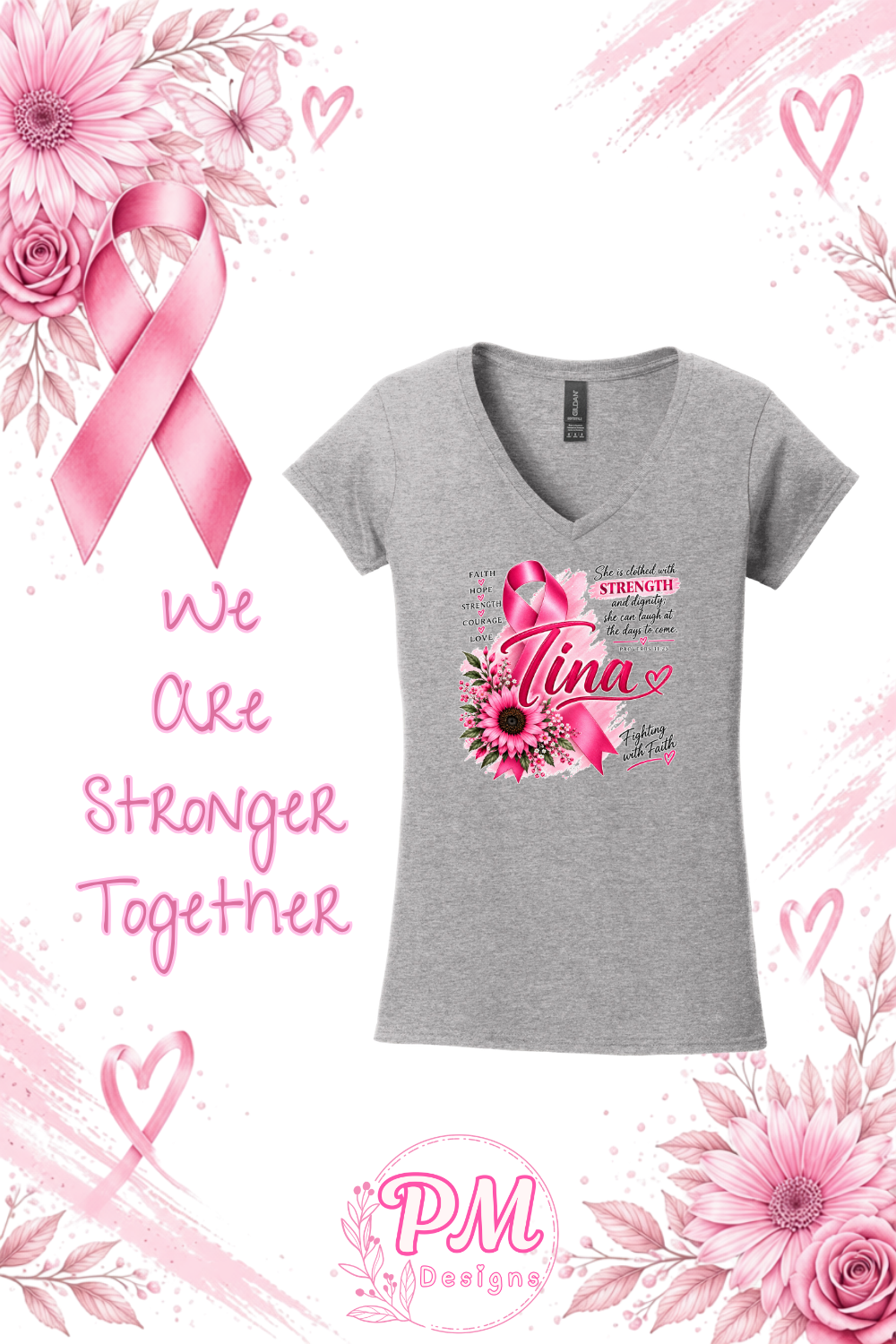 Women’s VNeck Cotton Tee