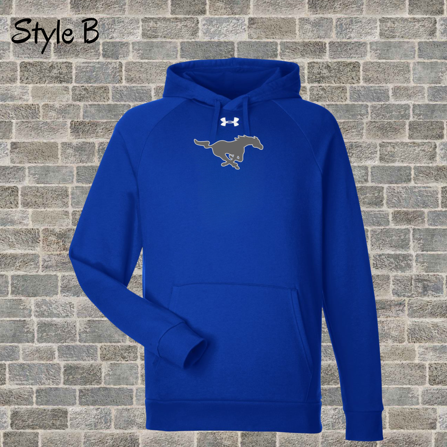 Royal Under Armour Fleece Hoodie