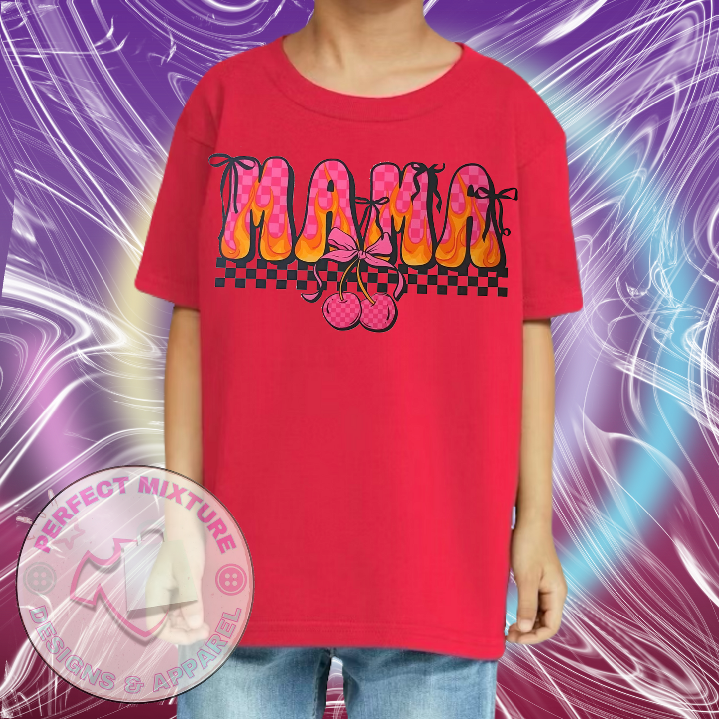 Mama Cherry Design Tee