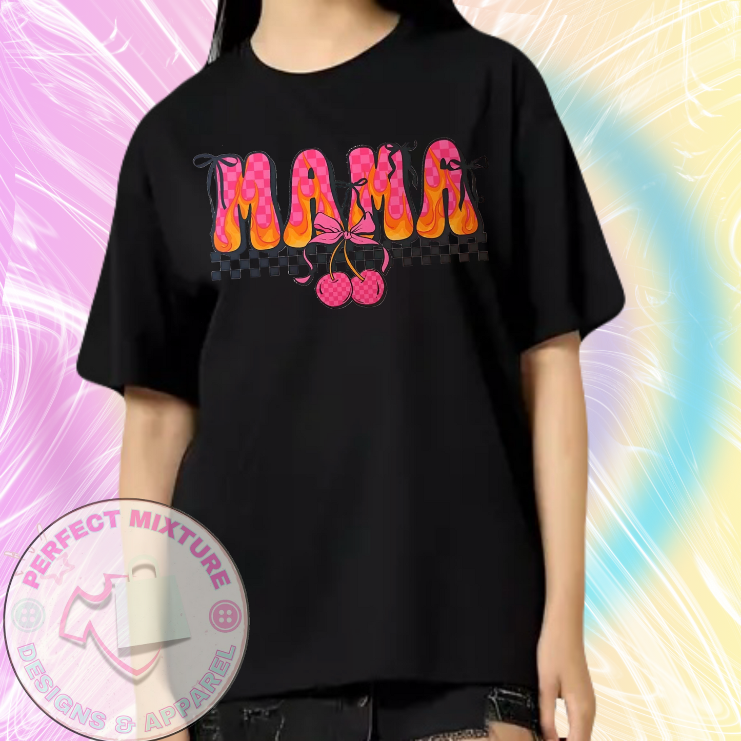 Mama Cherry Design Tee
