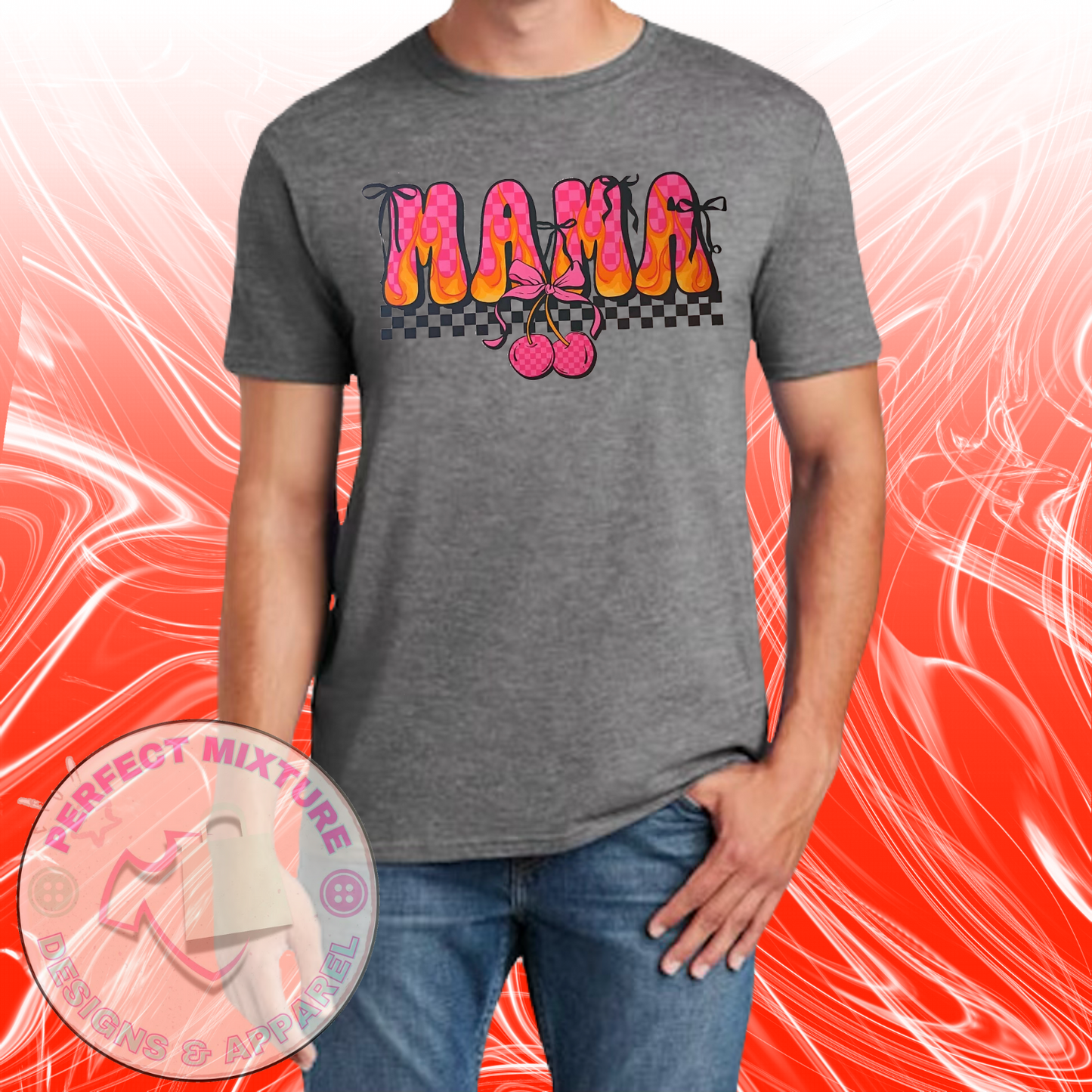 Mama Cherry Design Tee