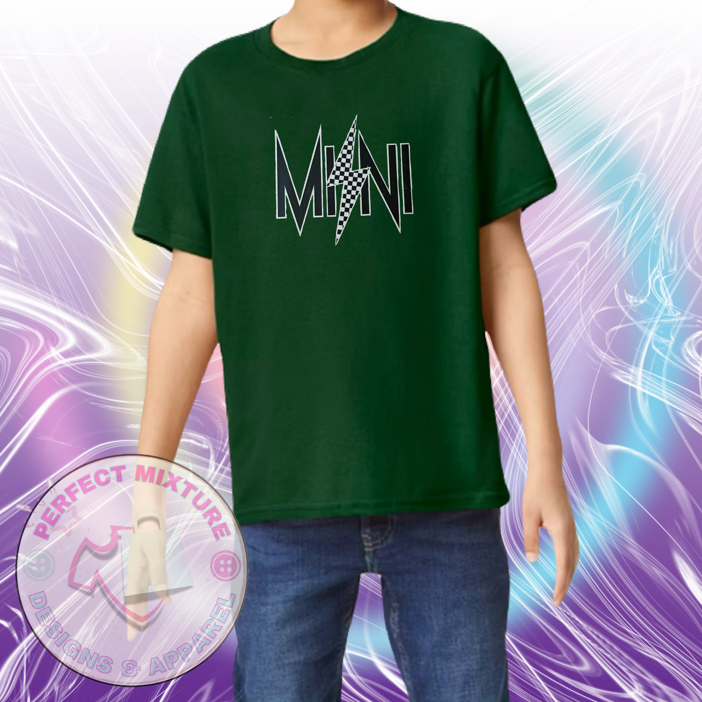 Mini Distressed Design Youth Tee