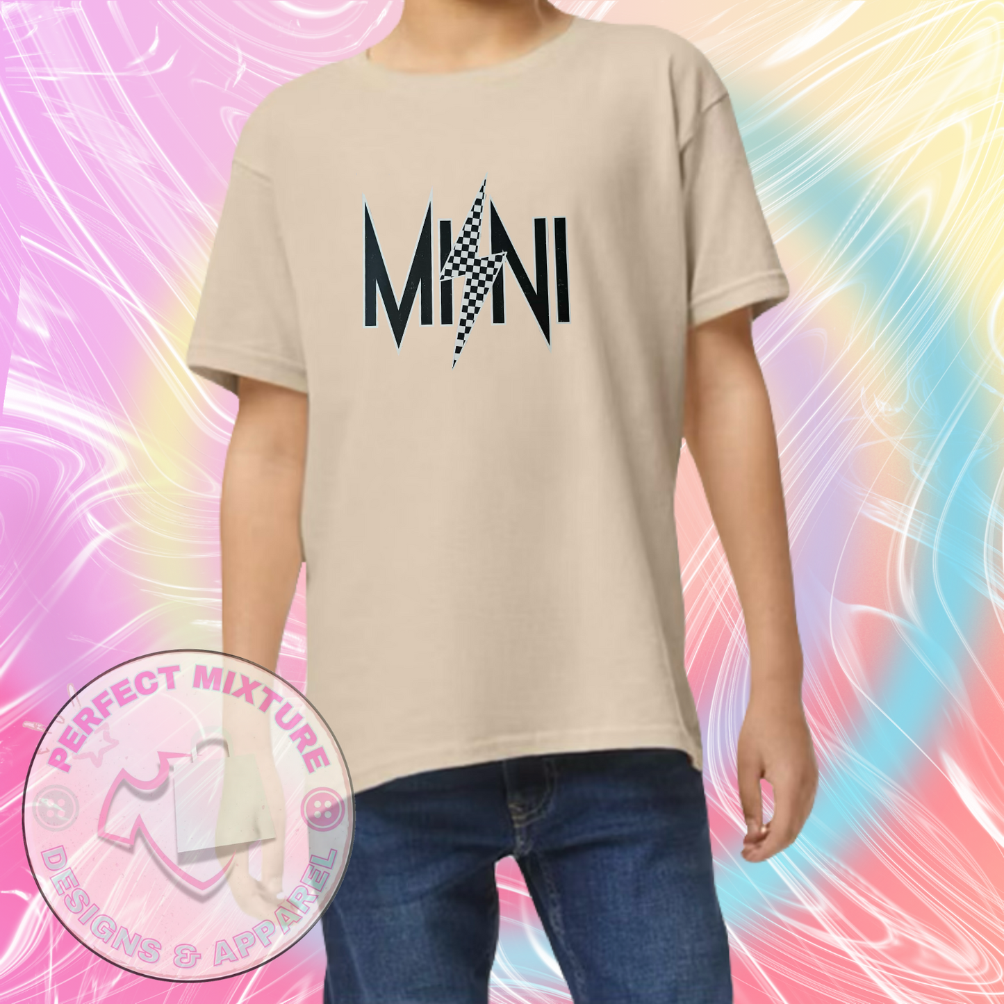 Mini Distressed Design Youth Tee