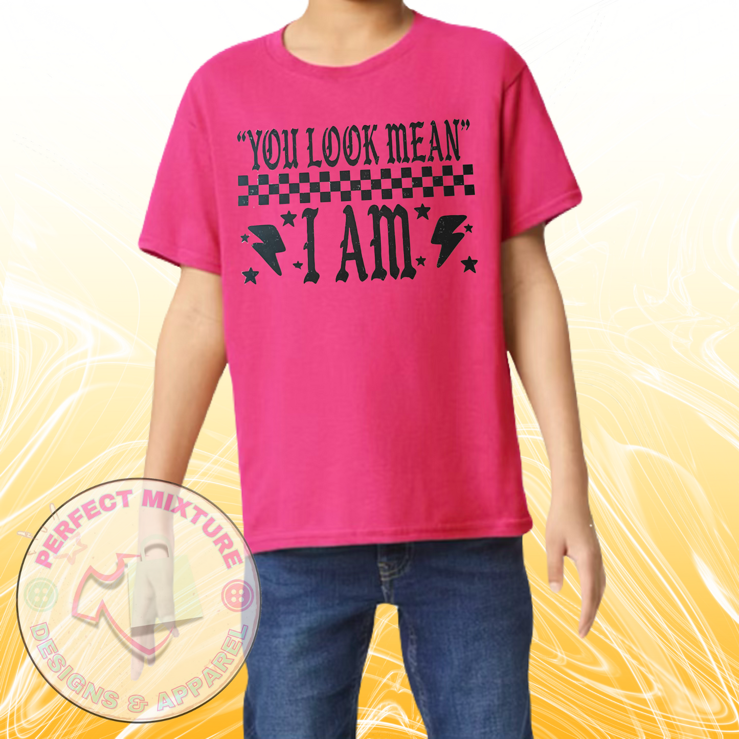 You Look Mean Design Tee